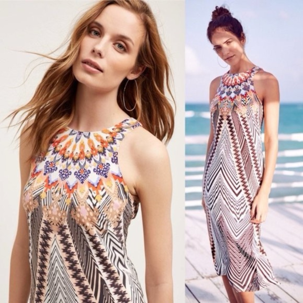 ANTHROPOLOGIE : HD in Paris Geometric Maxi Dress